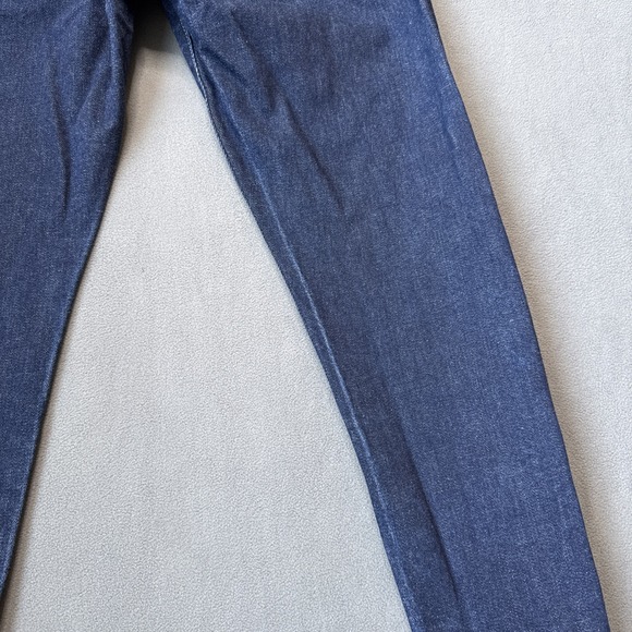 UNIQLO Jeans Mens 32x32 Blue Selvedge Kaihara Slim Straight Japanese Denim - Picture 12 of 13